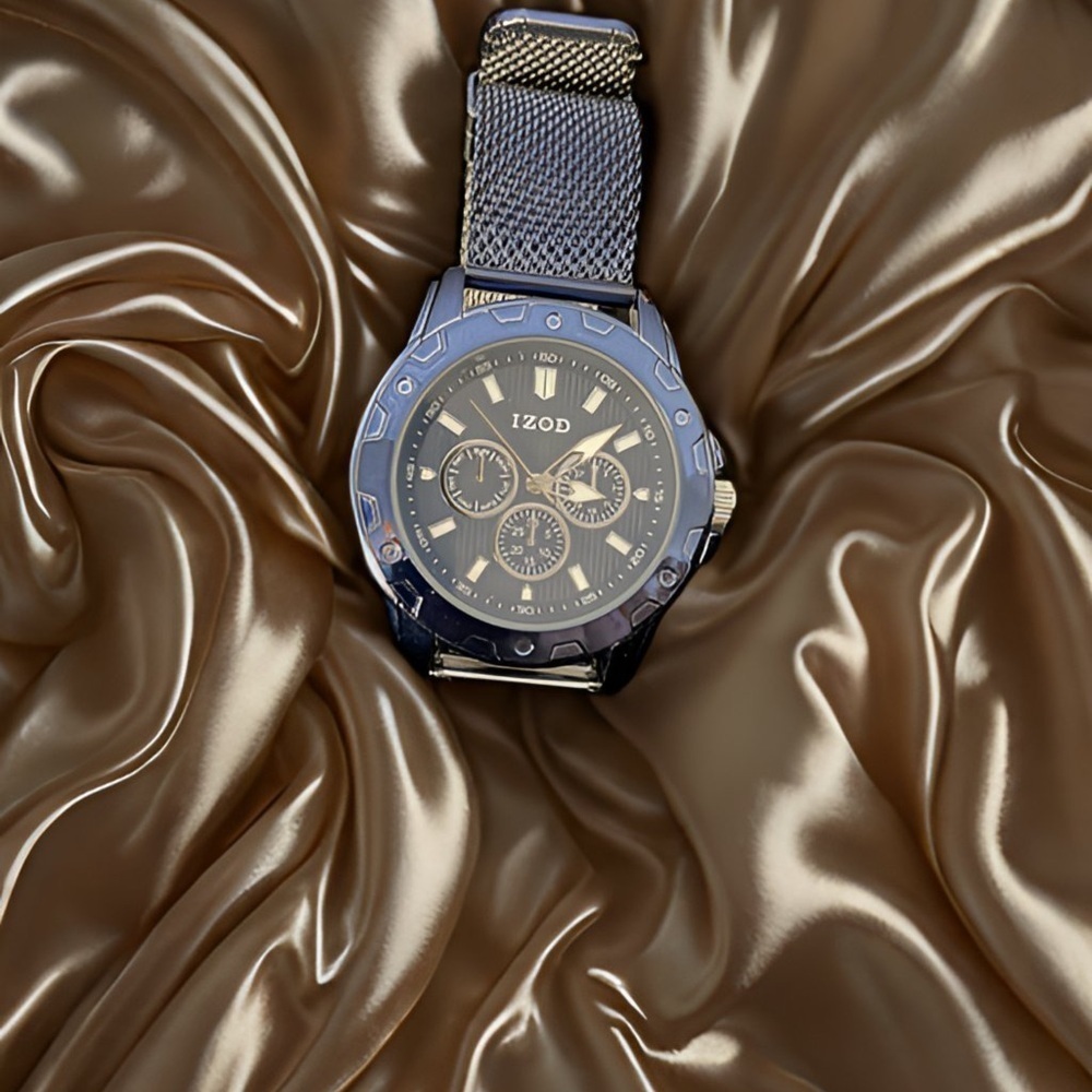 Izod Blue and Silver Watch